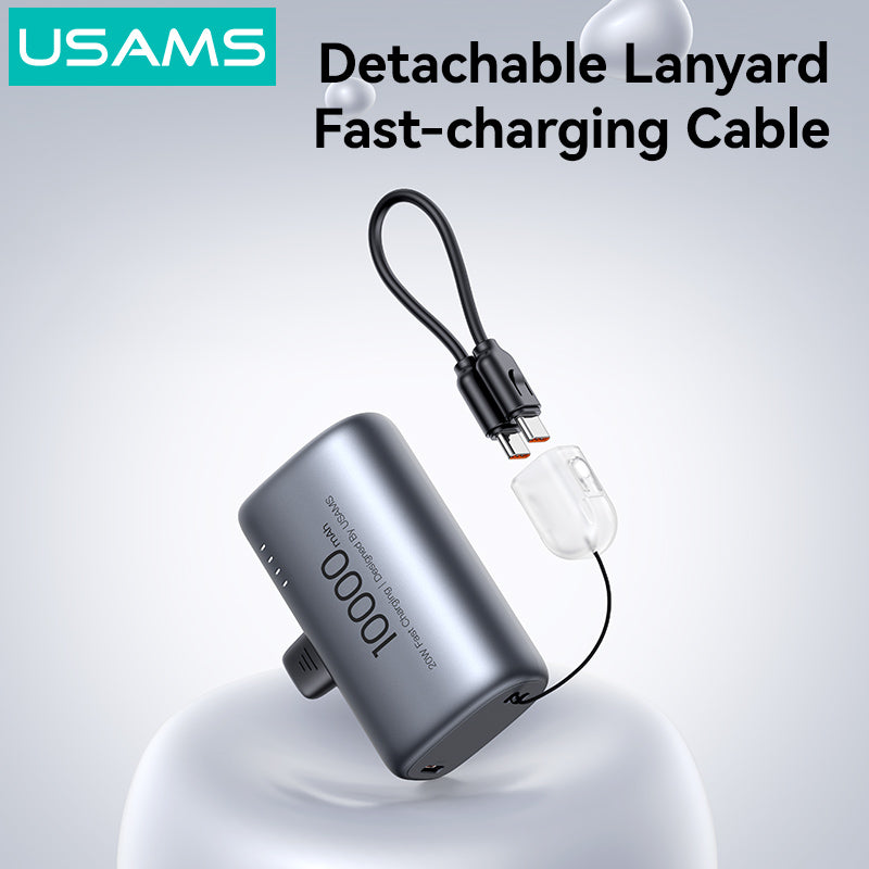 ✅ Compact Power Bank 10000mAh – Portable, lightweight & easy to carry