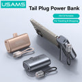 ✅ Compact Power Bank 10000mAh – Portable, lightweight & easy to carry