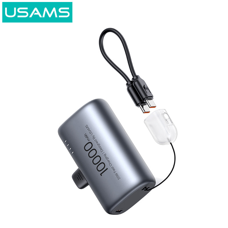 ✅ Compact Power Bank 10000mAh – Portable, lightweight & easy to carry