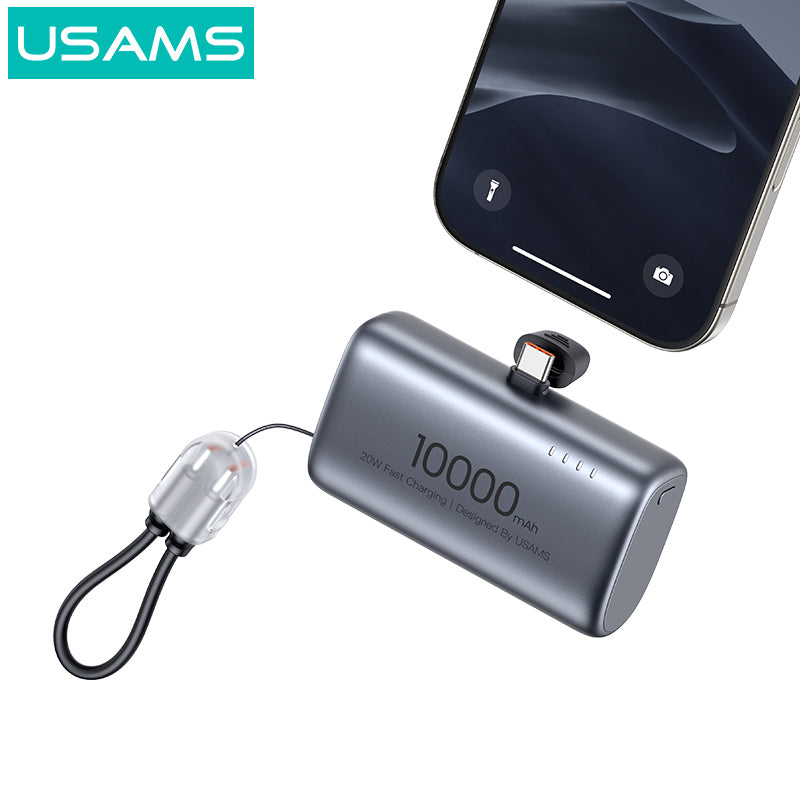 ✅ Compact Power Bank 10000mAh – Portable, lightweight & easy to carry