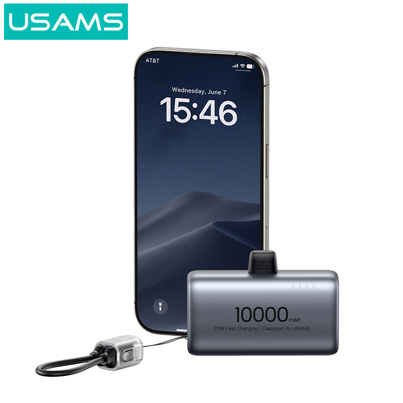 ✅ Compact Power Bank 10000mAh – Portable, lightweight & easy to carry