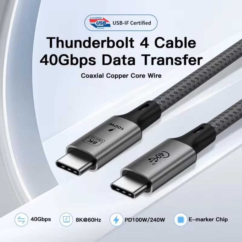 ⚡ High-Speed Charging & Data + Audio/Video Cable