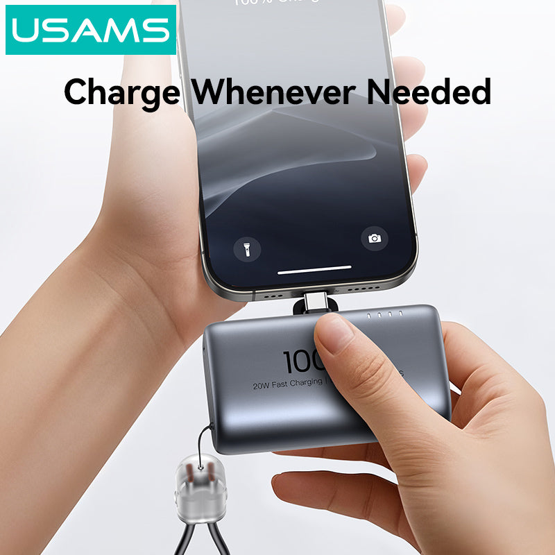 ✅ Compact Power Bank 10000mAh – Portable, lightweight & easy to carry