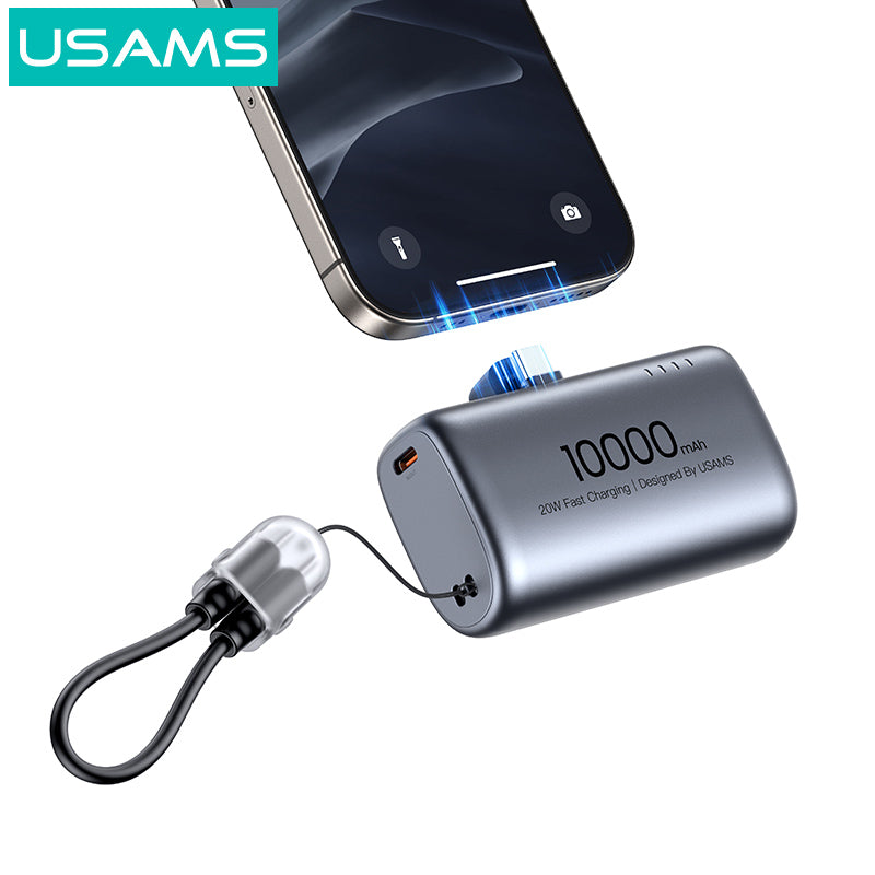 ✅ Compact Power Bank 10000mAh – Portable, lightweight & easy to carry