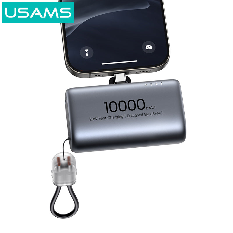 ✅ Compact Power Bank 10000mAh – Portable, lightweight & easy to carry