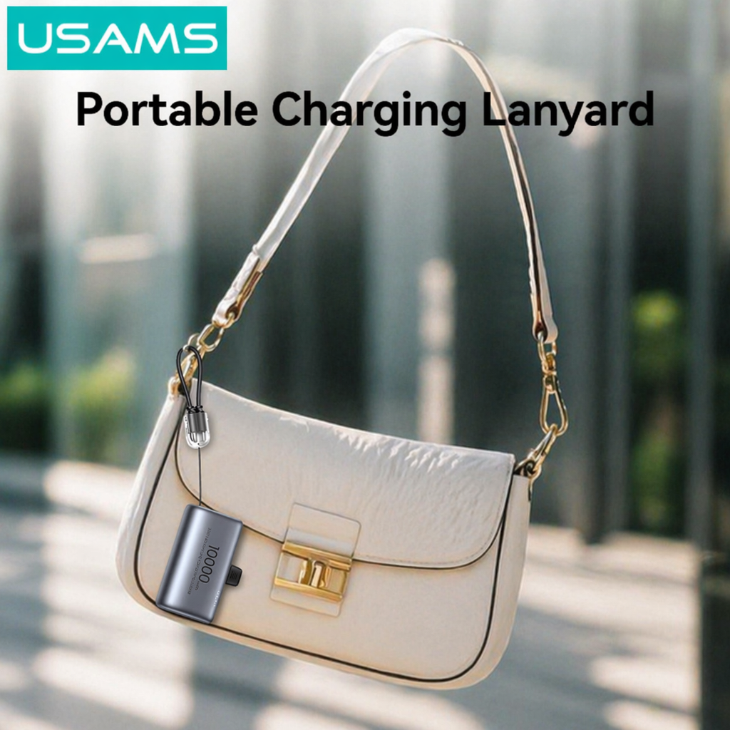 ✅ Compact Power Bank 10000mAh – Portable, lightweight & easy to carry