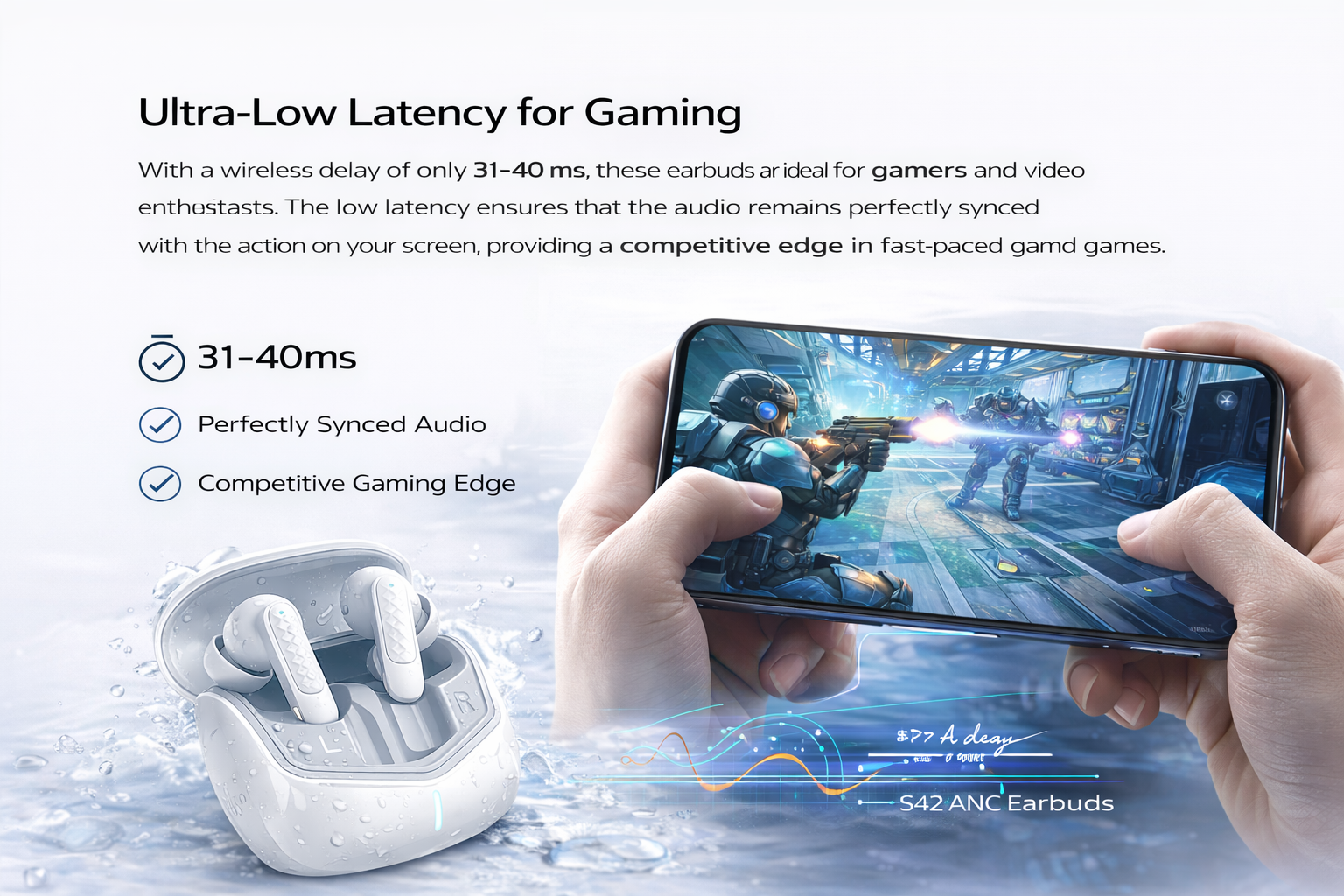 ANC Wireless Earbuds